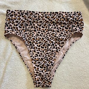Target high waisted bathing suit bottoms